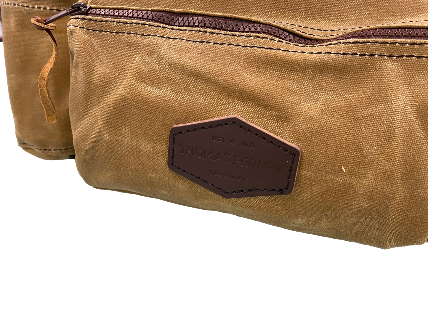 Thomas Ferney Waxed Canvas 12 Liter Capacity All Day Lumbar Pack