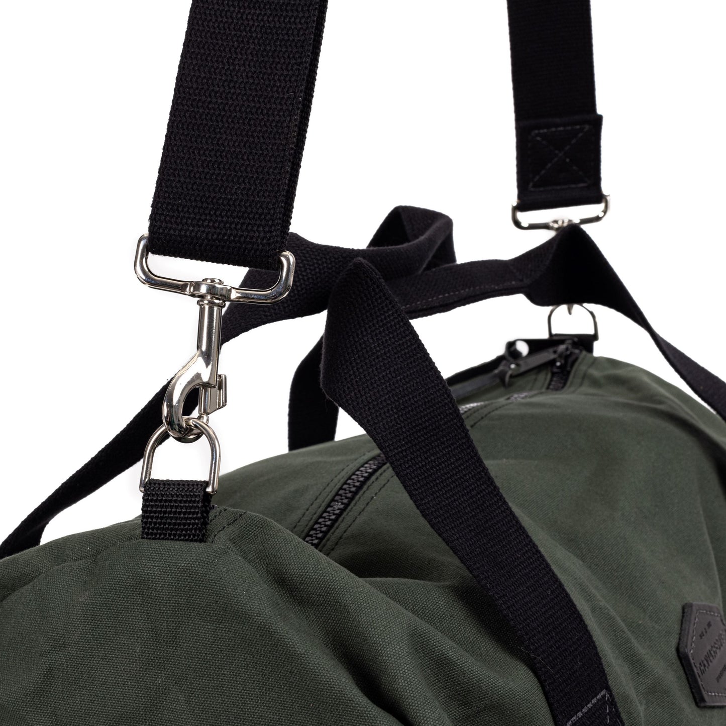 Thomas Ferney Heritage 15oz Round Duffle Bag - OD GREEN