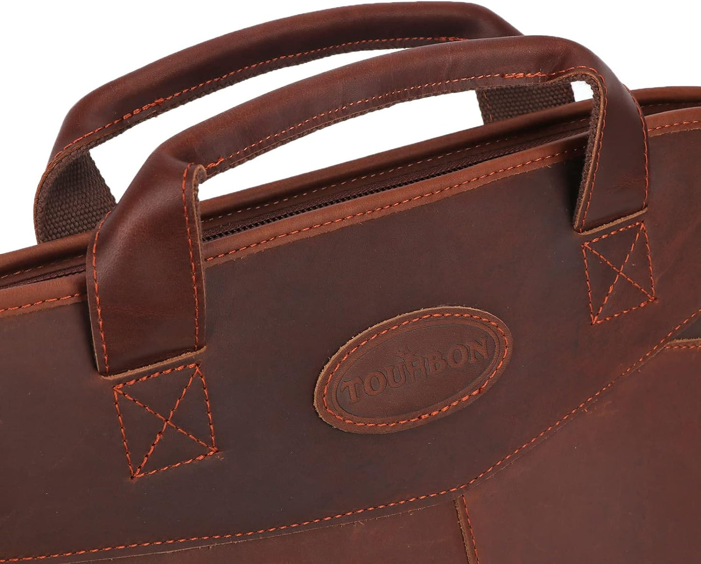 Bridle Leather Scoped Rifle Case, By Tourbon