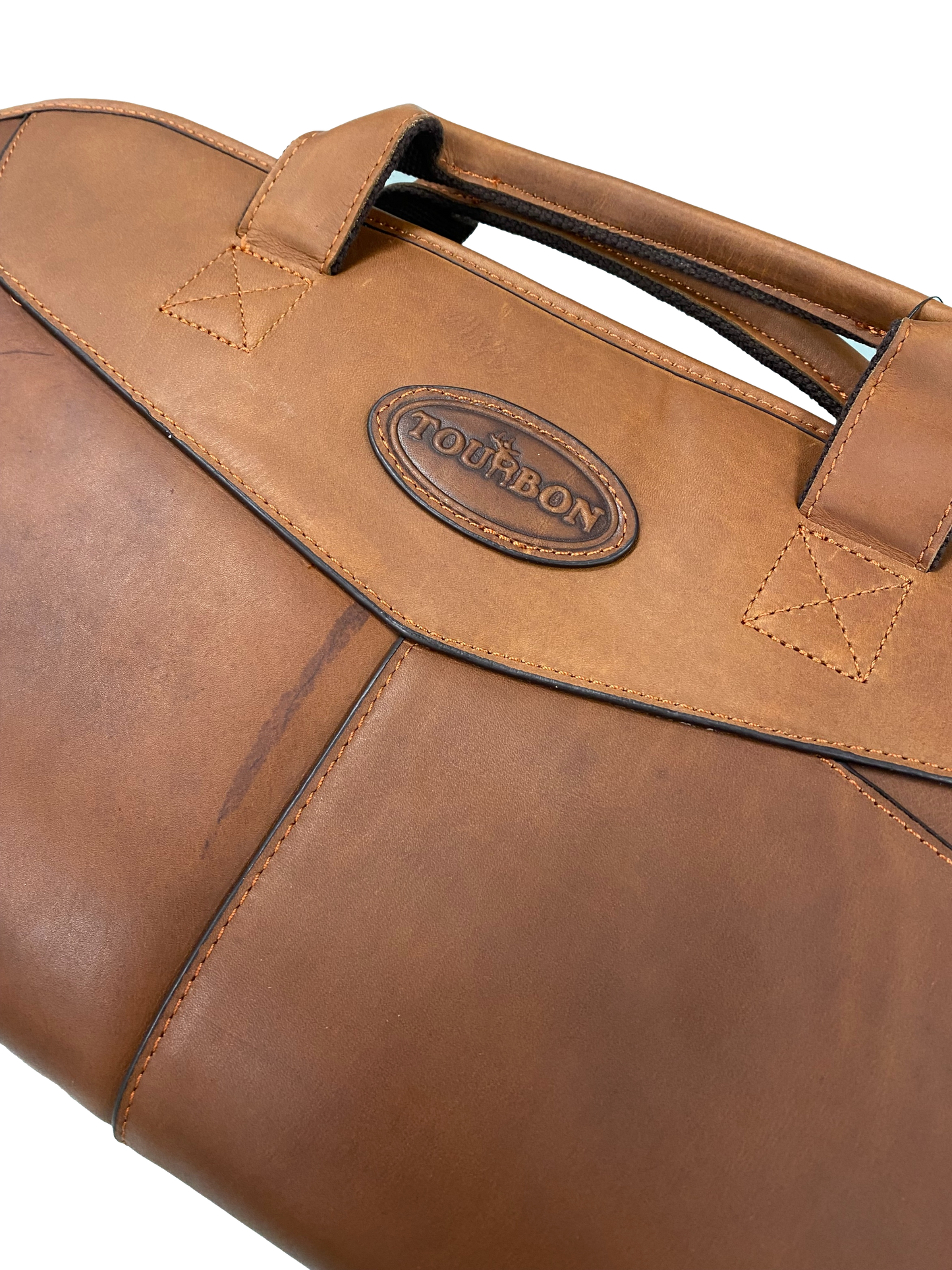 Bridle Leather Scoped Rifle Case, By Tourbon