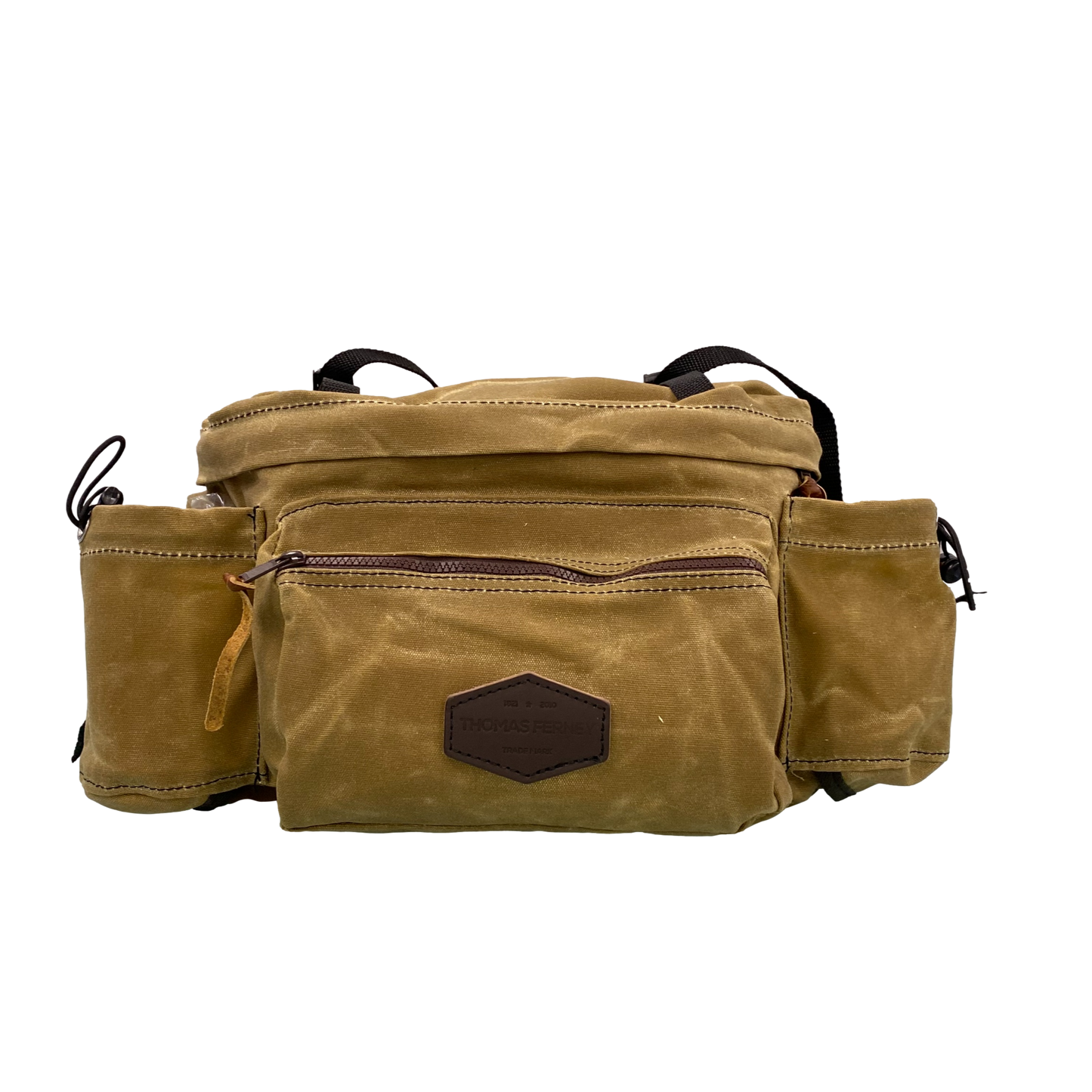 Thomas Ferney Waxed Canvas 12 Liter Capacity All Day Lumbar Pack