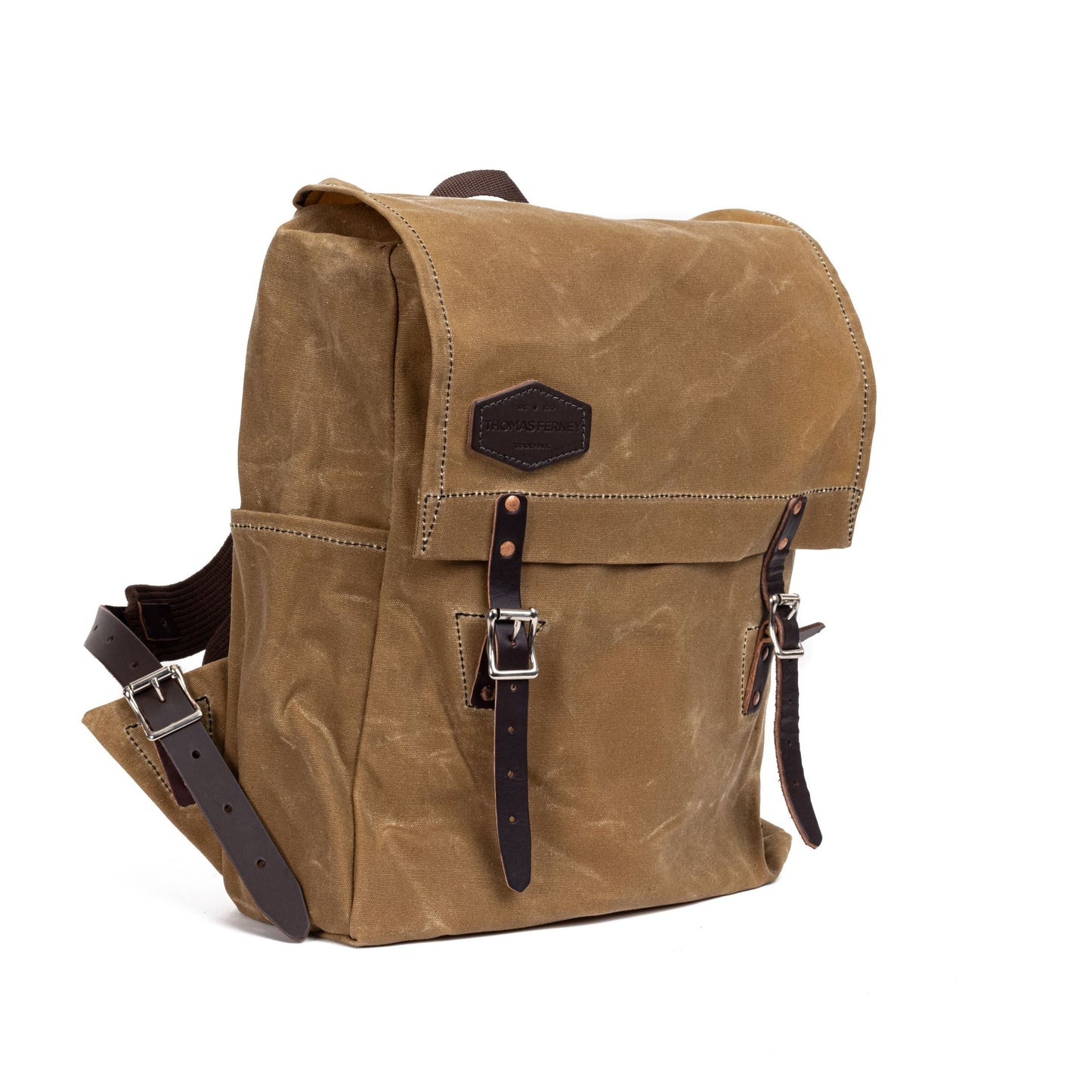 20 Liter Thomas Ferney 15oz Waxed Canvas Laptop Pack