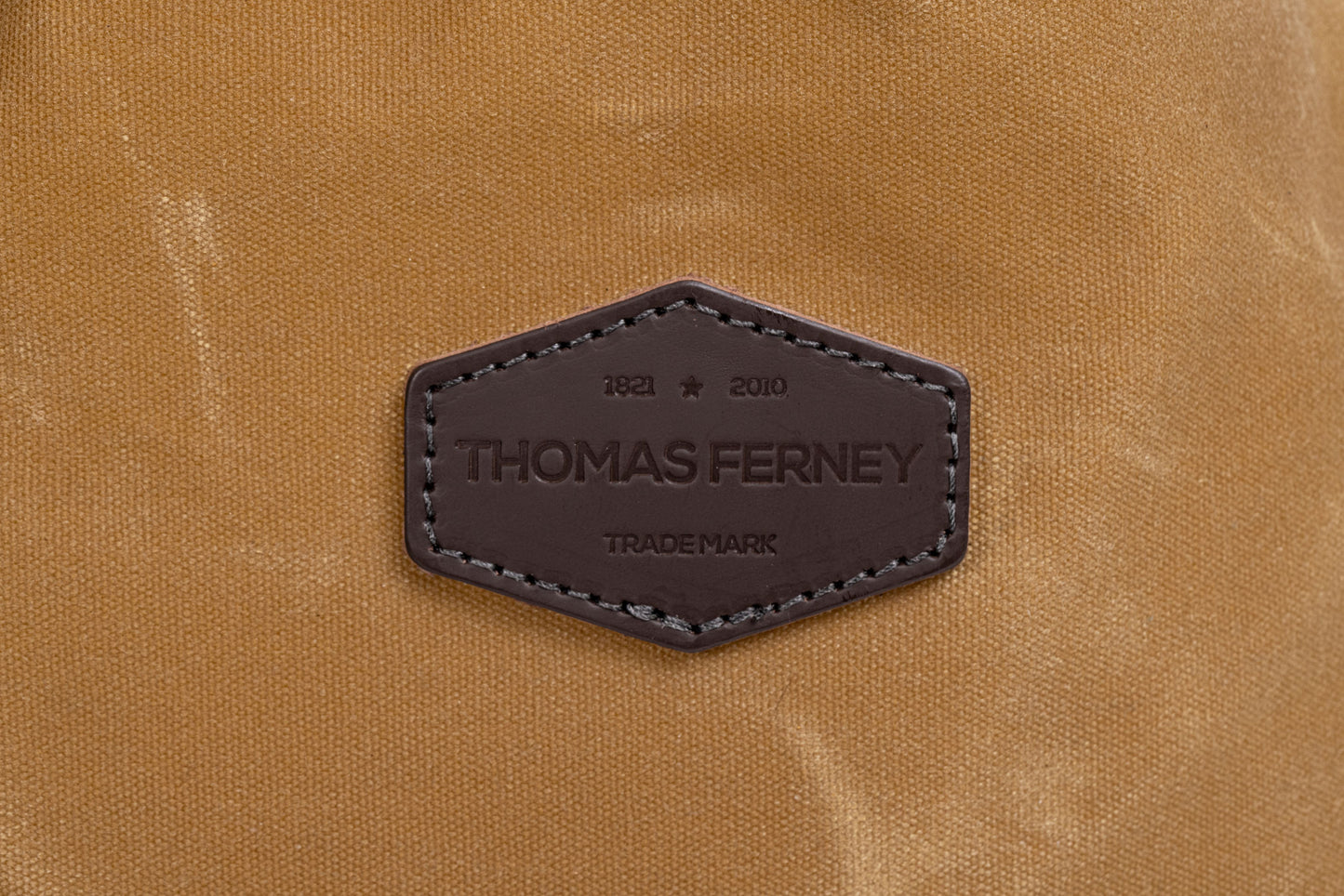 Thomas Ferney Waxed Canvas 33 Liter Capacity Market Tote