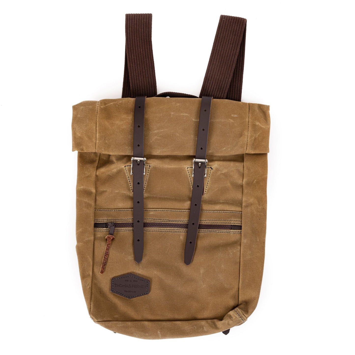Heritage Wax Canvas Roll-Top Back Pack