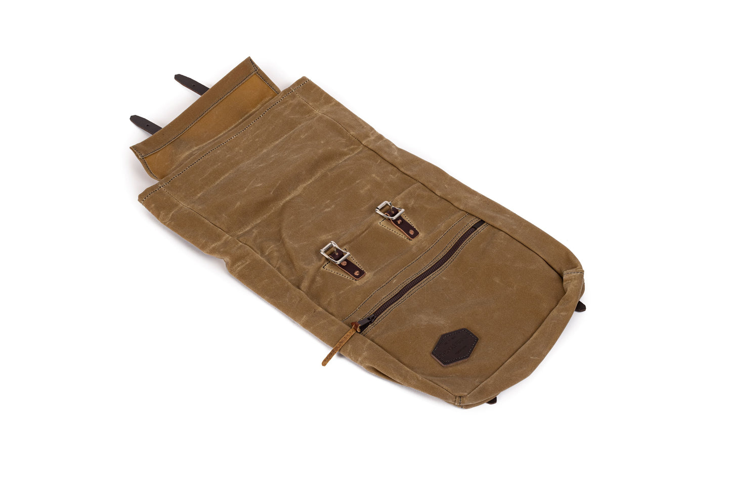 Heritage Wax Canvas Roll-Top Back Pack
