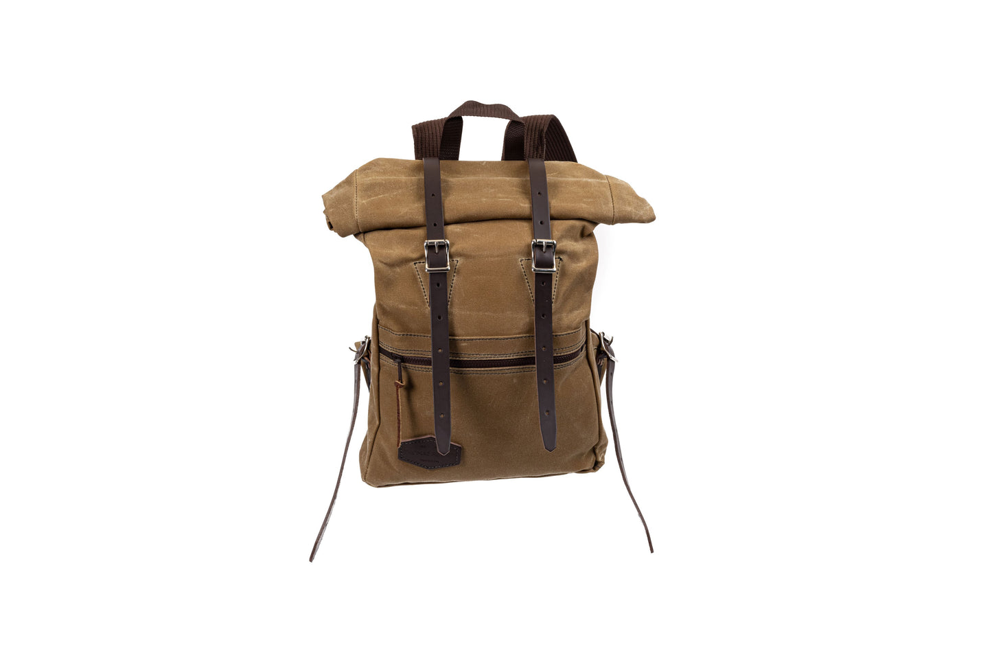 Heritage Wax Canvas Roll-Top Back Pack