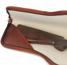 Bridle Leather Scoped Rifle Case, By Tourbon