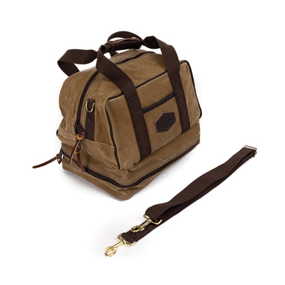 15oz. Waxed Canvas Shooting Range Duffle Bag By Thomas Ferney