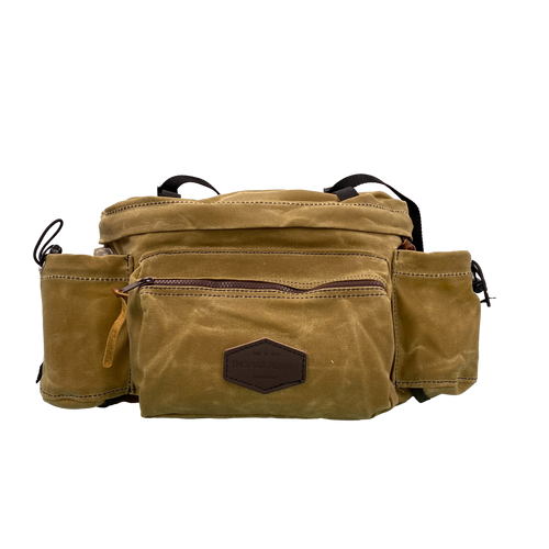 Thomas Ferney Waxed Canvas 12 Liter Capacity All Day Lumbar Pack