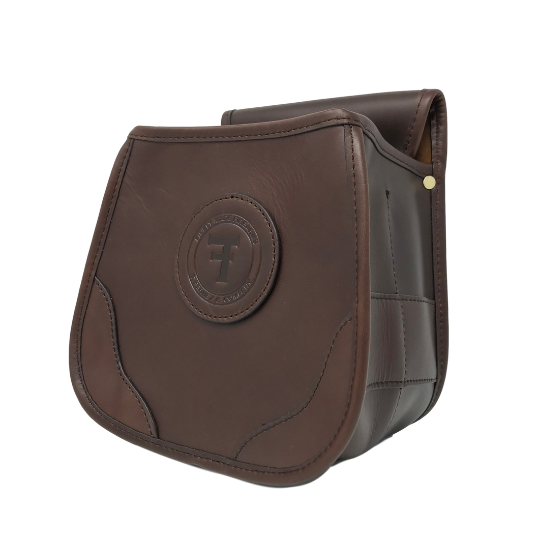 Clay Target and Hunting Shotgun Ammunition Pouch - Genuine Leather - Thomas Ferney & Co. Store 