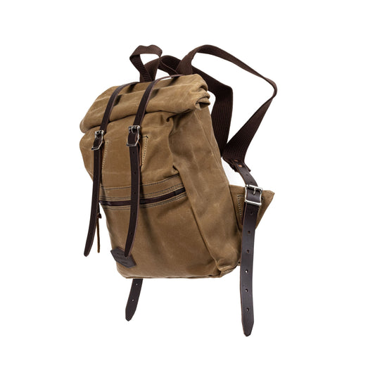 Heritage Wax Canvas Roll-Top Back Pack