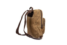 21 Liter Capacity Waxed Canvas Standard Backpack